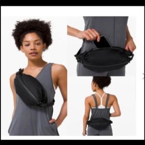 Lululemon All Hours Belt Bag - olive/black - NWOT